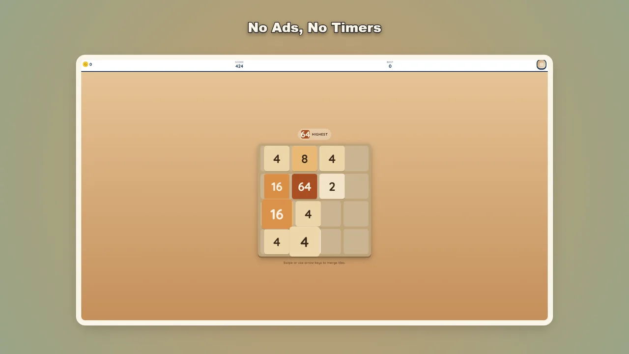 Hyper2048 screenshot