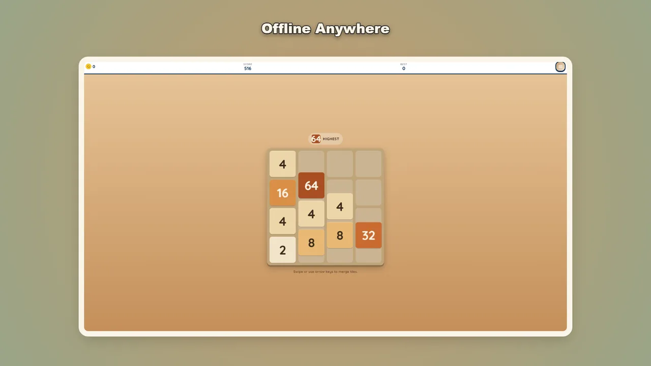 Hyper2048 screenshot