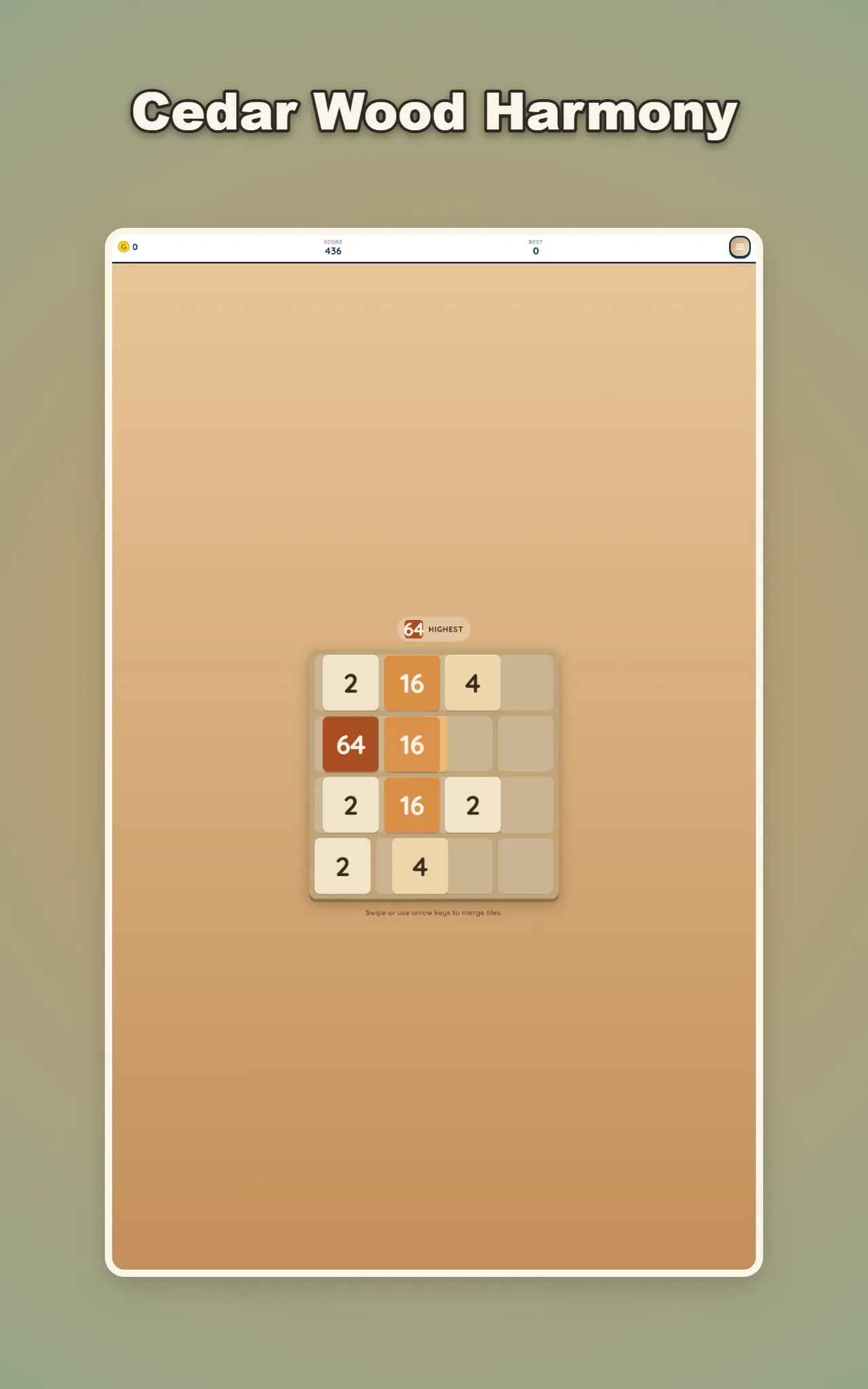 Hyper2048 screenshot